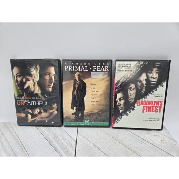 Richard Gere Movie DVD Bundle- Unfaithful | Primal Fear and more - Picture 1 of 2